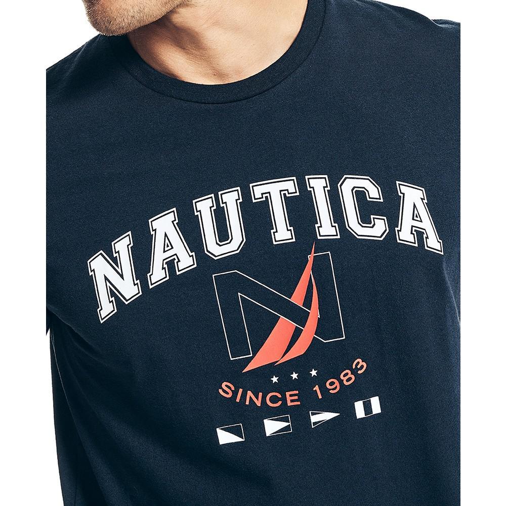 商品Nautica|Men's Sustainably Crafted Logo Graphic T-Shirt,价格¥194,第5张图片详细描述