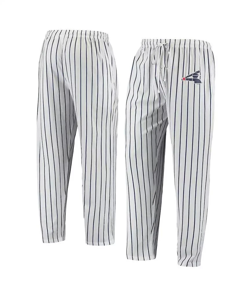 商品Concepts Sport|Men's White, Navy Chicago White Sox Logo Vigor Pinstripe Pants,价格¥347,第1张图片