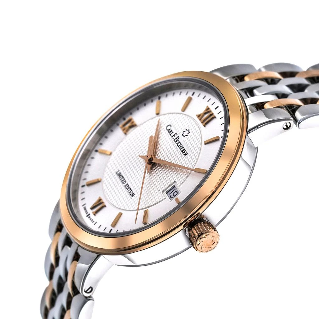 商品Carl F. Bucherer|Carl F. Bucherer Adamavi AutoDate  18K Rose Gold & Stainless Steel Limited Edition Automatic Men's Watch 00.10314.07.15.98,价格¥18211,第2张图片详细描述