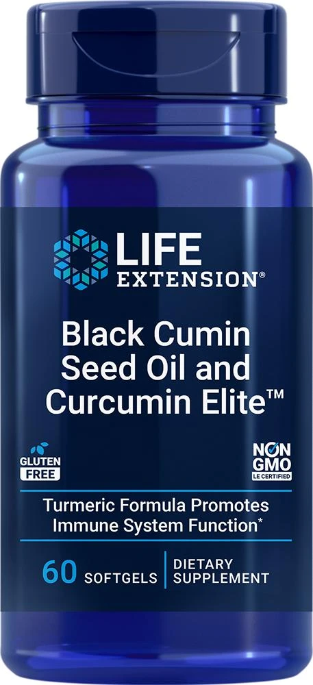 商品Life Extension|Life Extension Black Cumin Seed Oil and Curcumin Elite™ (60 softgels),价格¥193,第1张图片