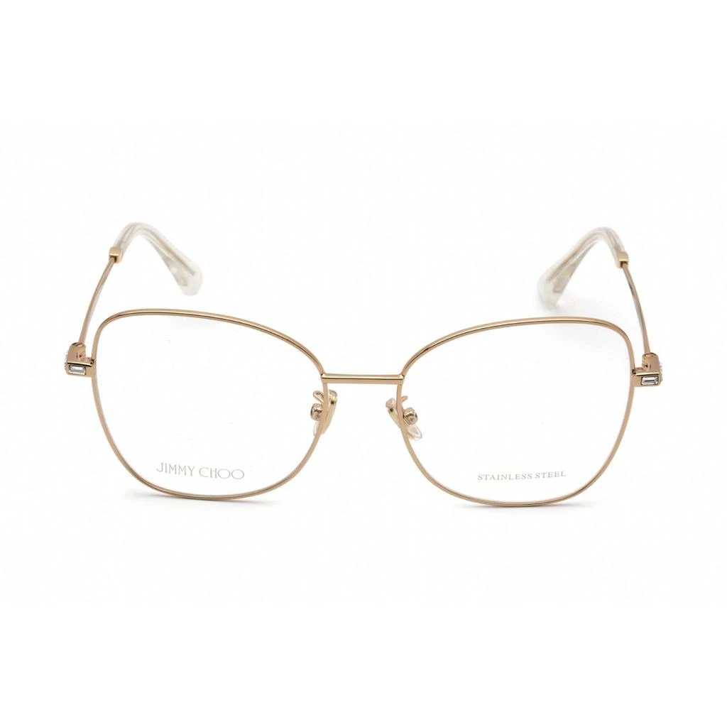 商品Jimmy Choo|Jimmy Choo Women's Eyeglasses - Gold Metal Cat Eye Shape Frame | JC 286/G 0J5G 00,价格¥546,第2张图片详细描述