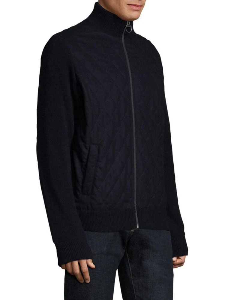 商品Barbour|Quilt-Panel Wool Zip Jacket,价格¥721,第3张图片详细描述