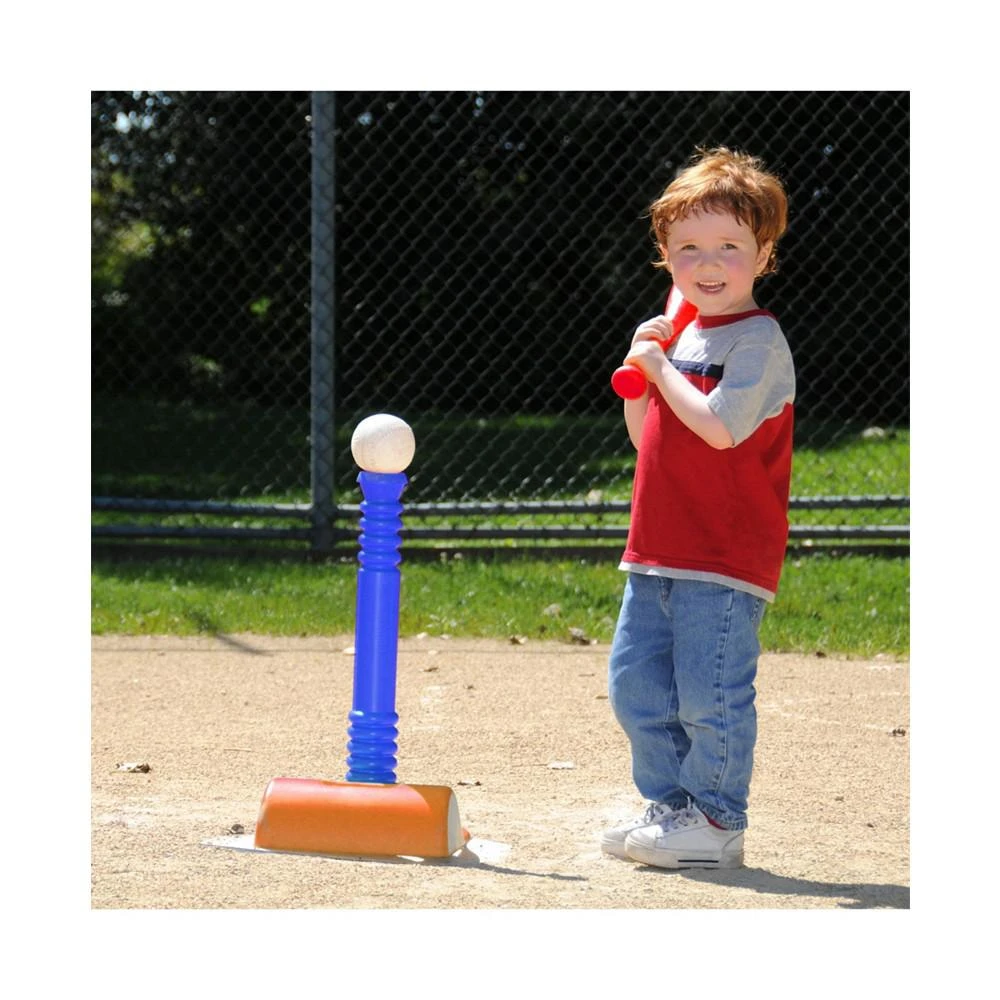 Hey Play Kids T-Ball Set - Baseball Tball Hitting Game With Bat And 3 Balls, Practice Batting Skills Outdoors For Toddlers 商品