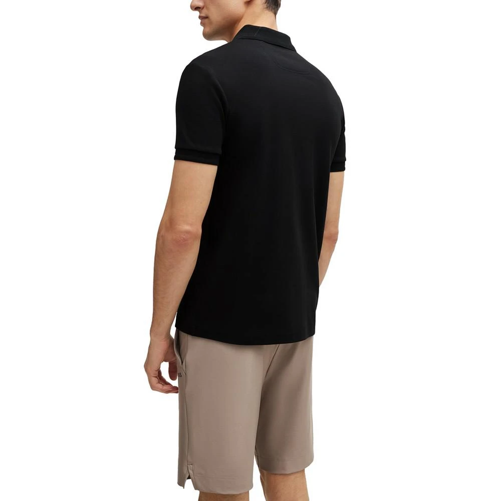 商品Hugo Boss|Men's Mesh Logo Slim-Fit Polo Shirt,价格¥883,第2张图片详细描述