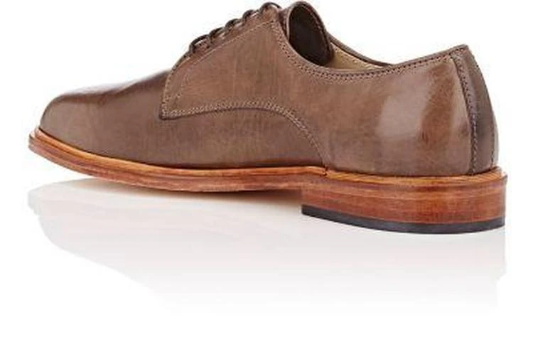 商品Barneys New York|Burnished Leather Bluchers,价格¥1320,第3张图片详细描述