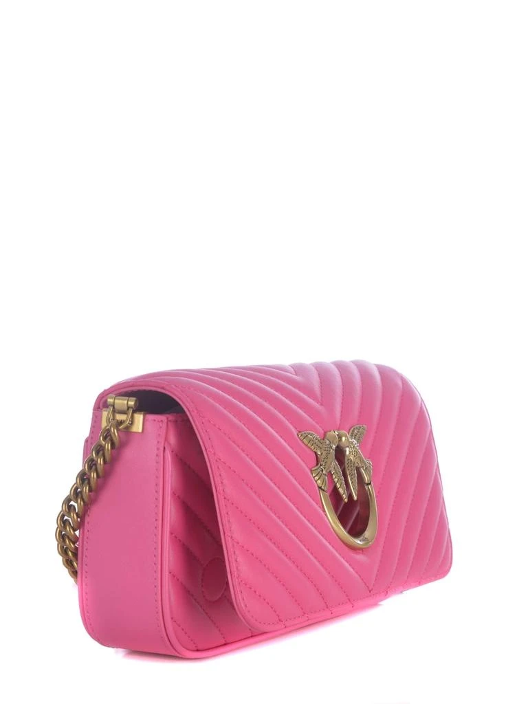 商品PINKO|Bag Pinko love Click Baguette Chevron In Nappa Leather,价格¥2360,第4张图片详细描述