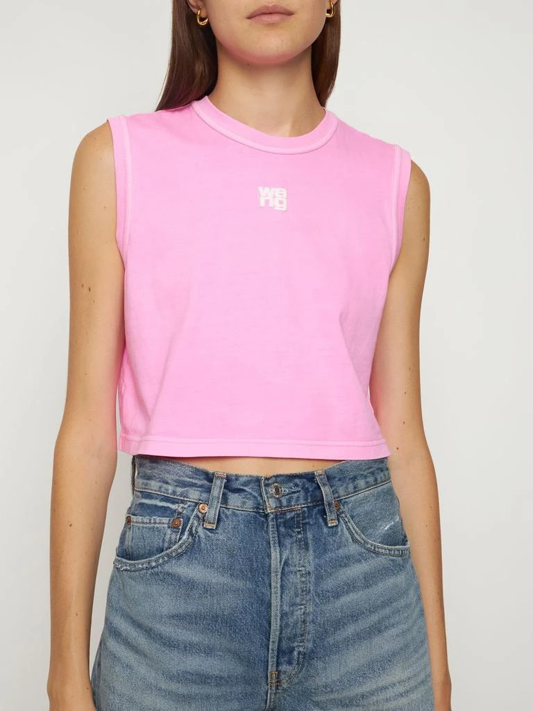 商品Alexander Wang|Essential Muscle Cotton Jersey T-shirt,价格¥503,第2张图片详细描述
