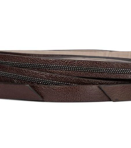 商品Brunello Cucinelli|Embellished leather belt,价格¥3994,第3张图片详细描述