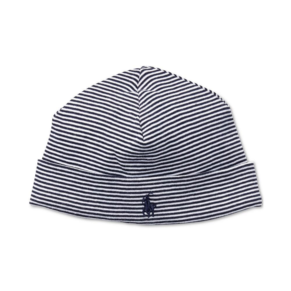 商品Ralph Lauren|Ralph Lauren Baby Boys Striped Cotton Hat,价格¥141,第1张图片