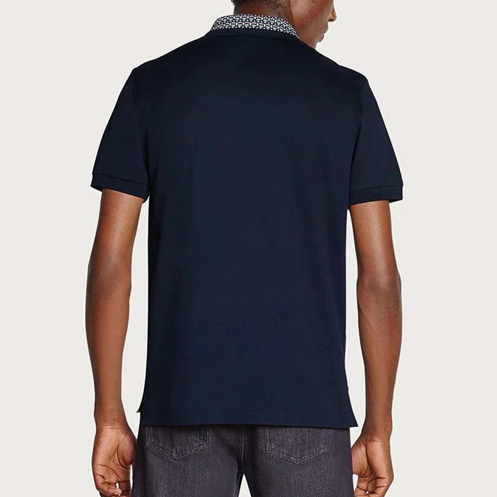 Salvatore Ferragamo 菲拉格慕 海军蓝男士Polo 12 1835 707531 商品
