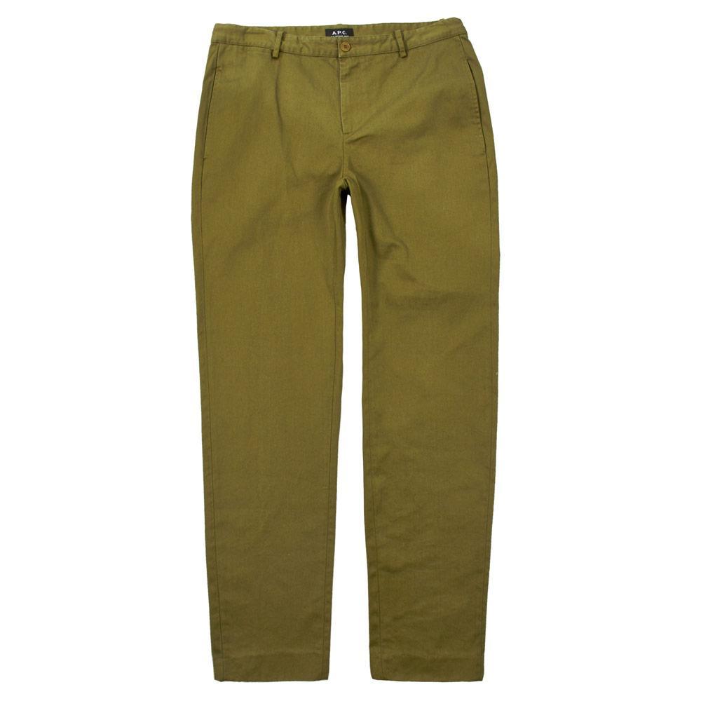 商品A.P.C.|APC Trousers Quake - Khaki,价格¥377,第1张图片