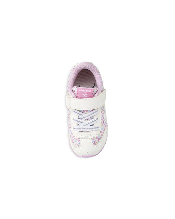 商品Miki House|Girls' Miki House x Mizuno Printed Sneakers – Toddler, Little Kid,价格¥1039,第4张图片详细描述