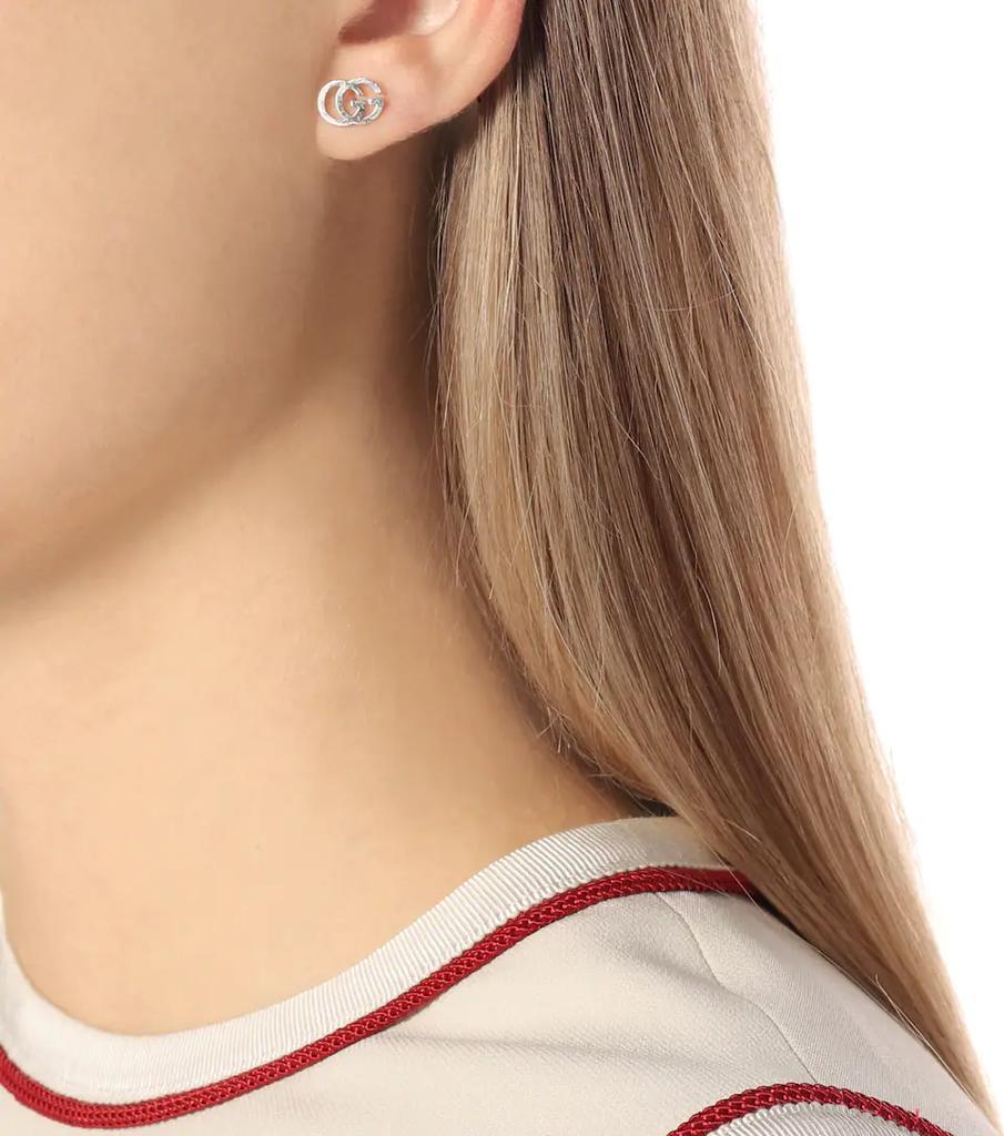 商品Gucci|GG 18kt white gold earrings,价格¥4675,第5张图片详细描述