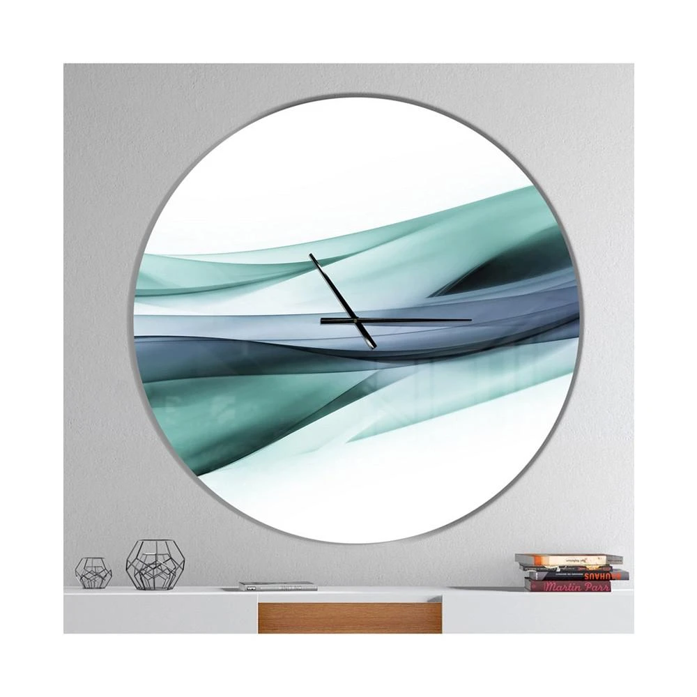 Designart Oversized Modern Round Metal Wall Clock - 36 x 36 商品