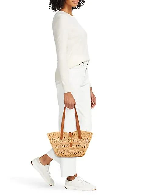 商品Yves Saint Laurent|Small Panier Raffia Tote,价格¥10163,第2张图片详细描述