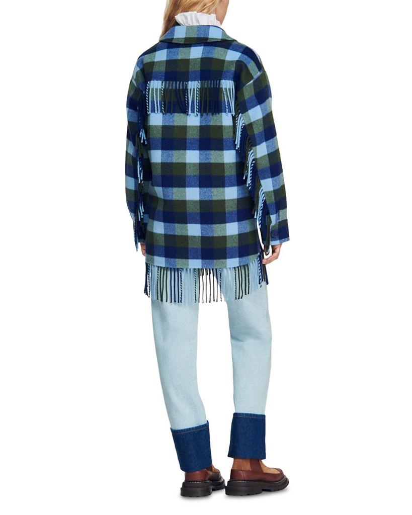 Claira Plaid Shirt Jacket商品第2张图片规格展示