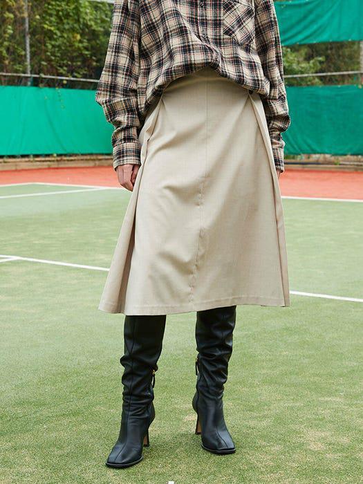 商品OUI MAIS NON|Poppy Side-button Wool Skirts,价格¥1006,第1张图片