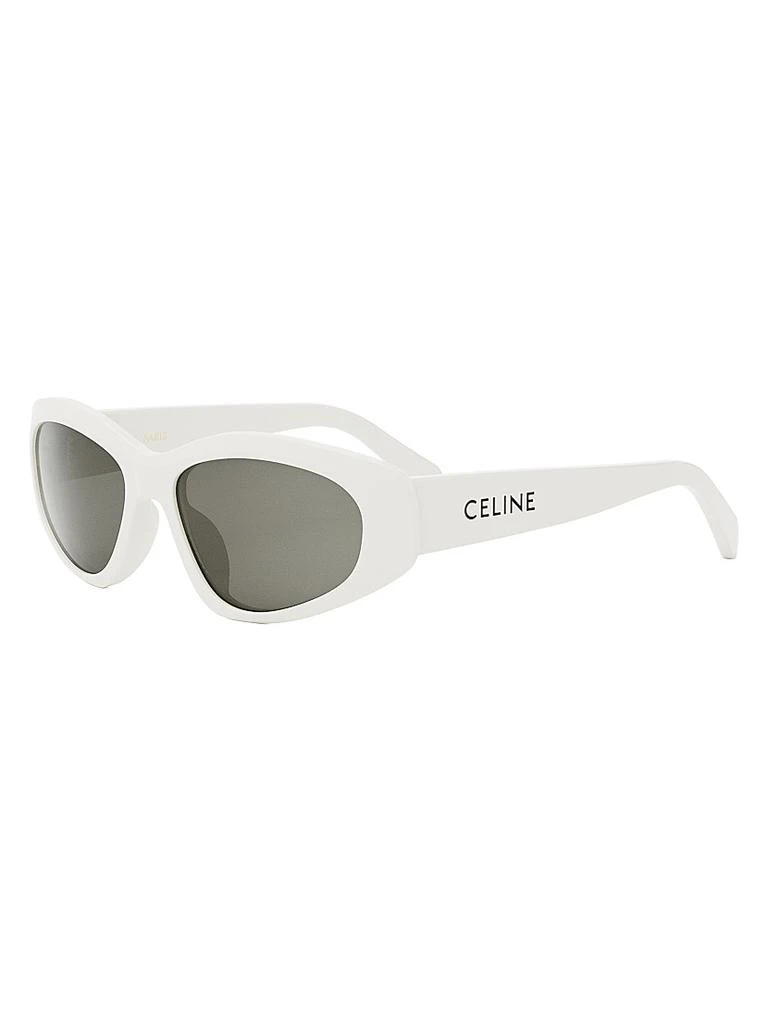 商品Celine|Monochroms 57MM Geometric Sunglasses,价格¥2300,第2张图片详细描述