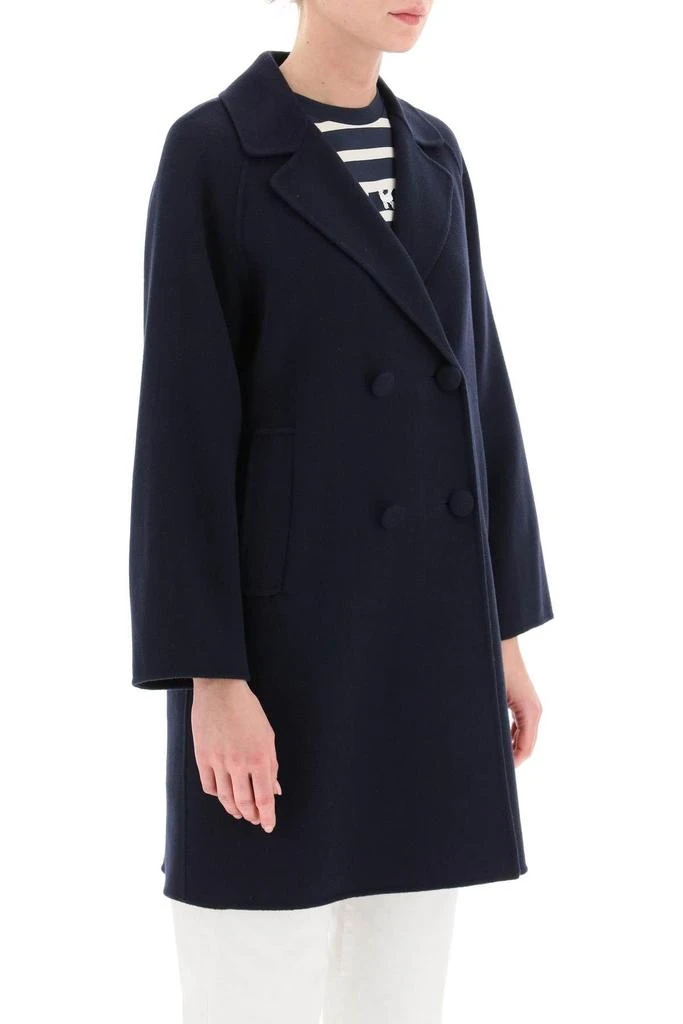 商品Weekend Max Mara|'RIVETTO' DOUBLE-BREASTED MIDI COAT IN VIRGIN WOOL BLEND,价格¥1743,第3张图片详细描述