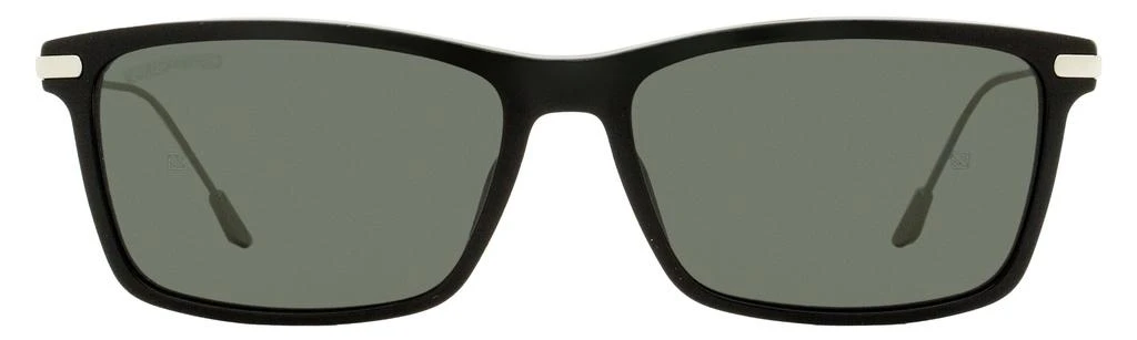 商品Longines|Longines Men's Rectangular Sunglasses LG0023 01A Black/Palladium 58mm,价格¥1184,第2张图片详细描述