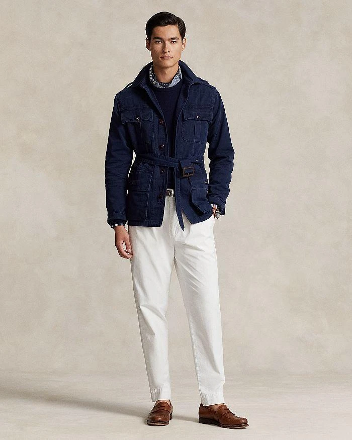 商品Ralph Lauren|Cotton Twill Belted Utility Jacket,价格¥1354,第2张图片详细描述
