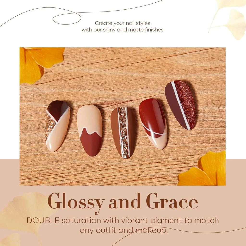 6 Shades Gel Nail Polish Set Collection 商品