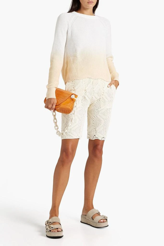 商品COTTON BY AUTUMN CASHMERE|Dégradé ribbed cotton sweater,价格¥455,第2张图片详细描述