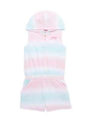 商品Juicy Couture|Little Girl’s Tie-Dye Sleeveless Hooded Romper,价格¥120,第1张图片