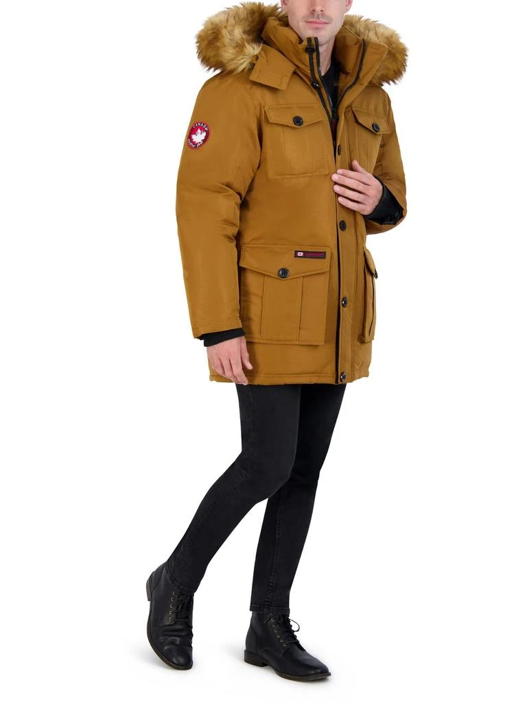 Mens Faux Fur Heavyweight Parka Coat 商品
