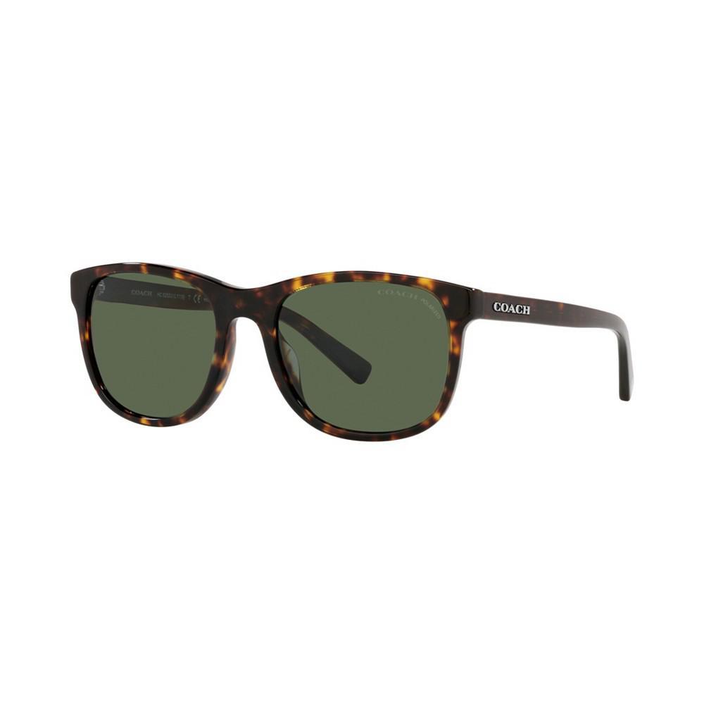 商品Coach|Men's Polarized Sunglasses, HC8283U 55,价格¥1644,第1张图片