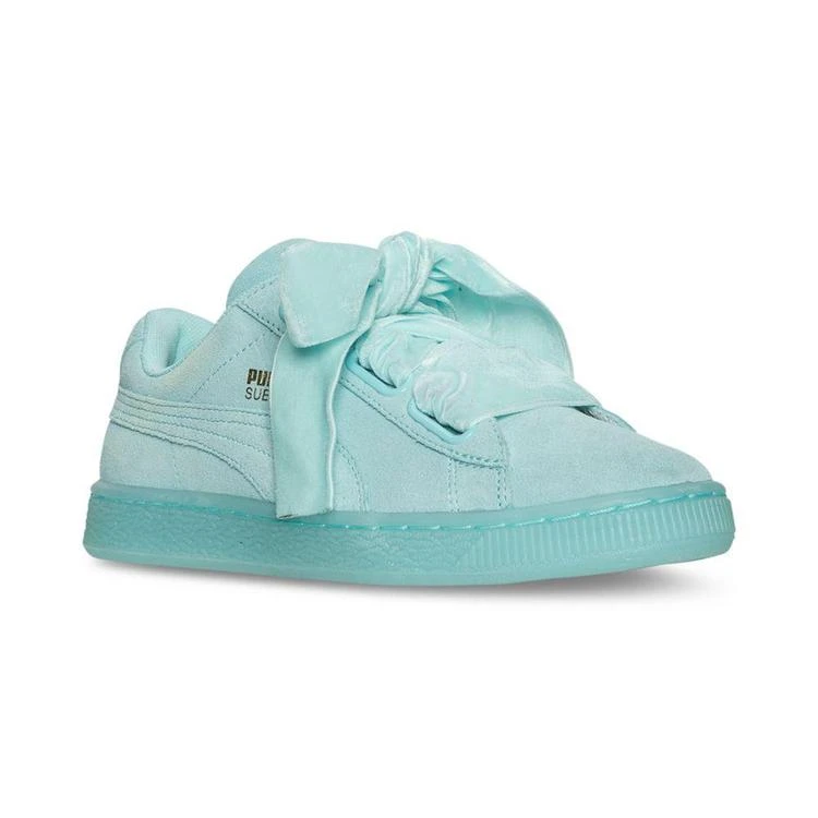 商品Puma|女士绒面丝带蝴蝶结休闲鞋,价格¥223,第1张图片