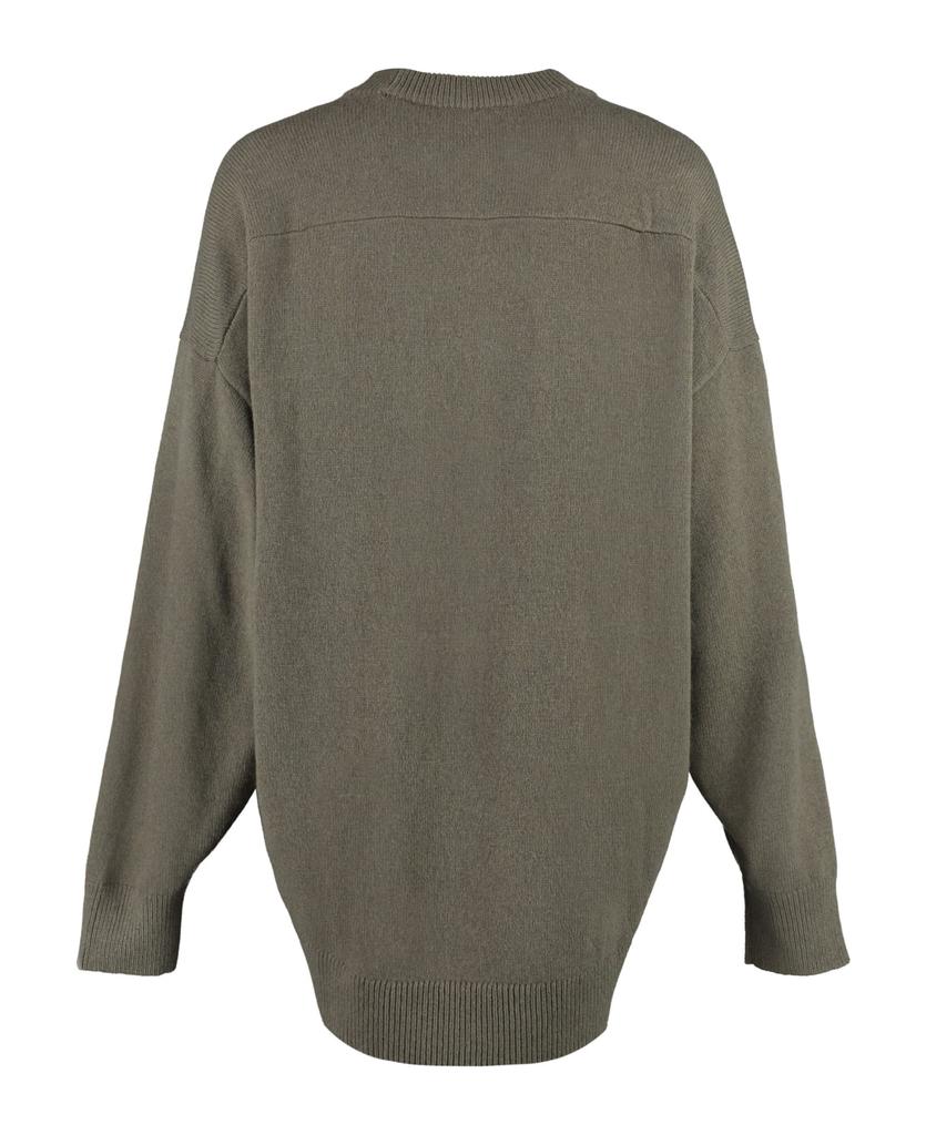 Oversize Virgin Wool-cashmere Blend Sweater商品第2张图片规格展示