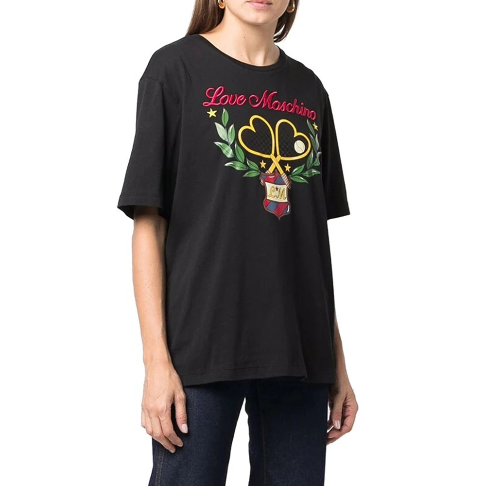 MOSCHINO 黑色女士T恤 W4F8744-M3876-C74 商品