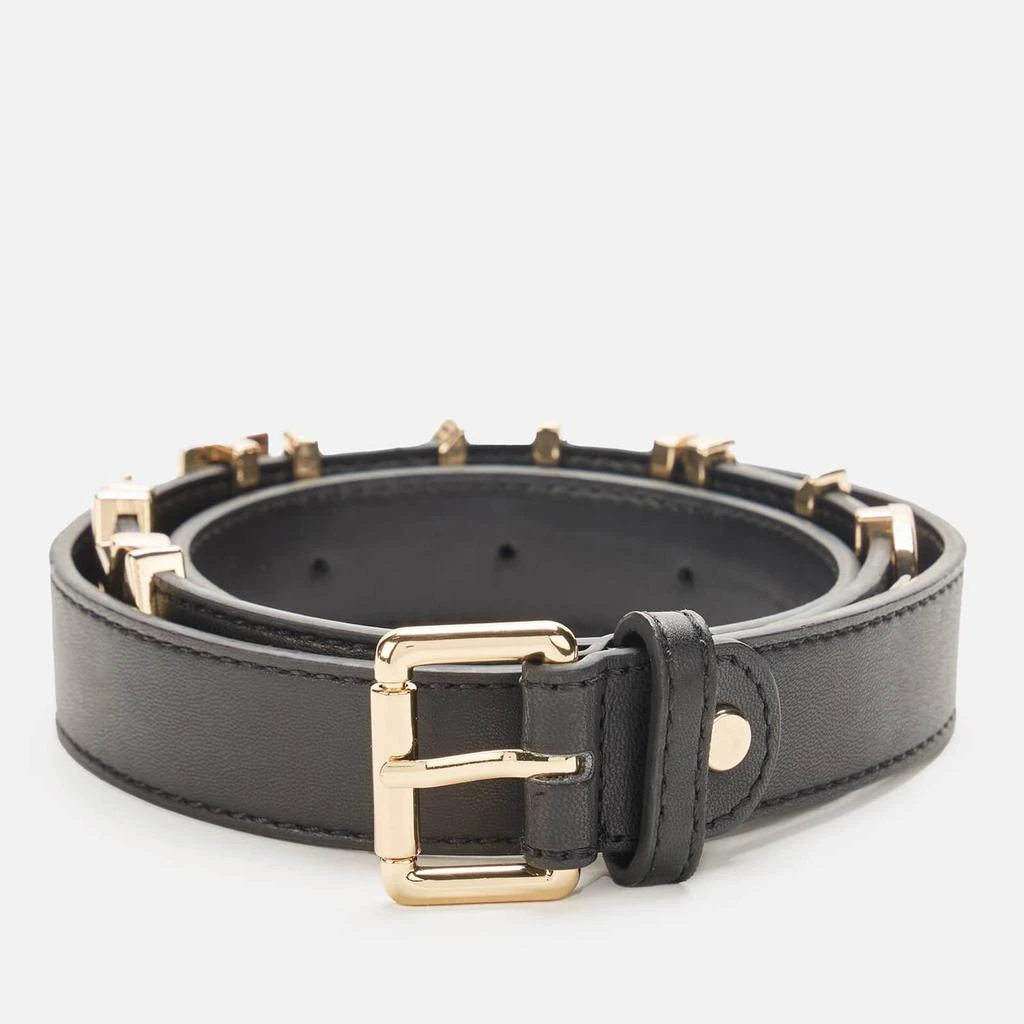 商品Mario Valentino|Valentino Bags Women's Emma Winter Belt - Black/Gold,价格¥340,第1张图片