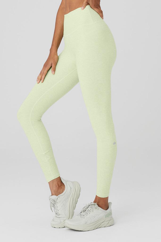 Alosoft High-Waist 7/8 Highlight Legging - Iced Green Tea Heather商品第3张图片规格展示