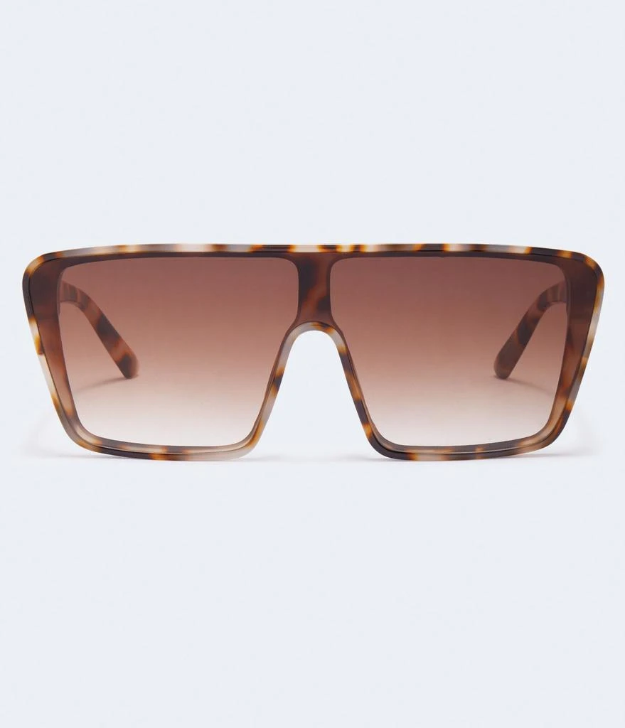 商品Aeropostale|Aeropostale Tortoiseshell Oversized Shield Sunglasses,价格¥64,第1张图片