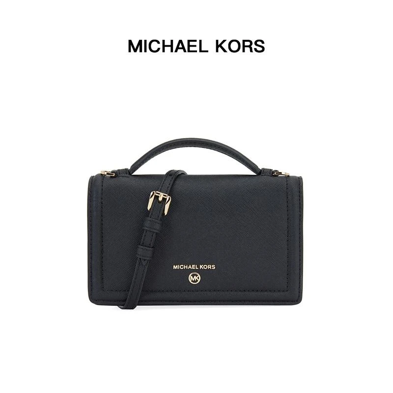 商品[国内直发] Michael Kors|MK 女包 迈克 科尔斯（MICHAEL KORS）CHARM系列 送女友 黑色 小号 单肩斜跨钱包 32T0GT9C5L BLACK,价格¥1147,第5张图片详细描述