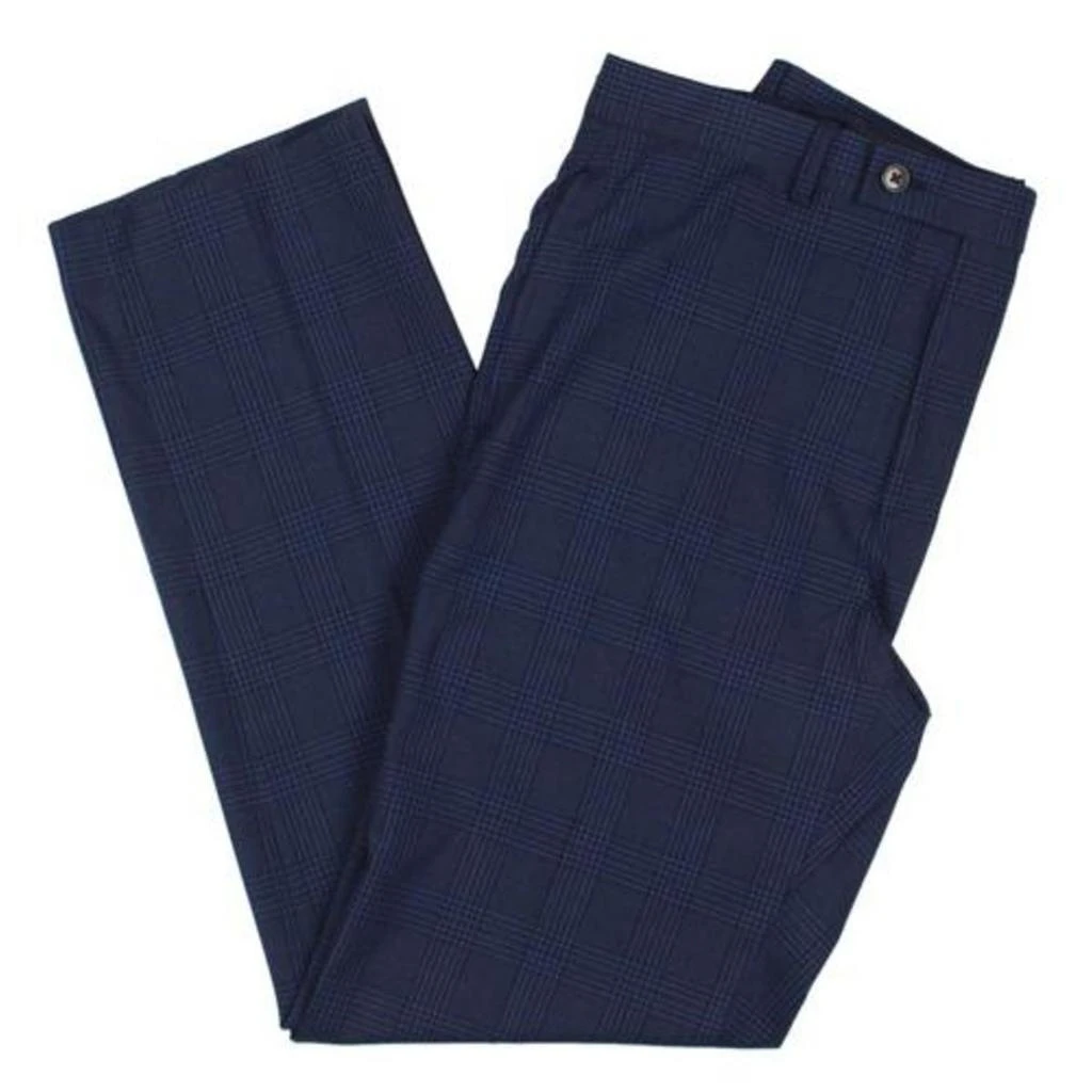 商品Ralph Lauren|Lauren Ralph Lauren Mens Plaid Classic Fit Dress Pants,价格¥86,第1张图片