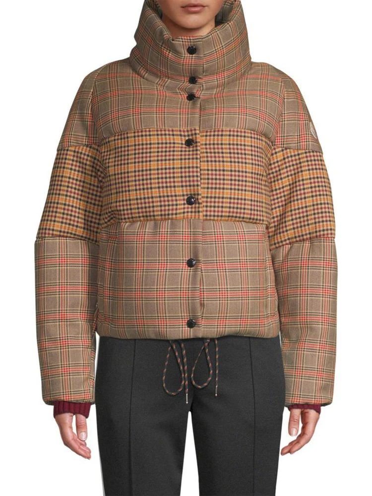 商品Moncler|Moncler - Multi-Plaid Puffer Jacket,价格¥7594,第1张图片