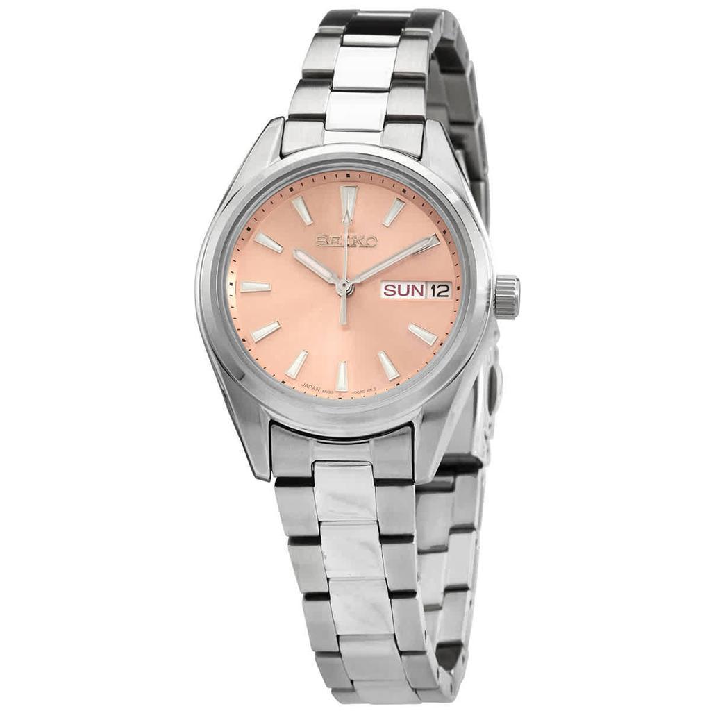 商品Seiko|Seiko Neo Classic Quartz Pink Dial Ladies Watch SUR351P1,价格¥980,第1张图片