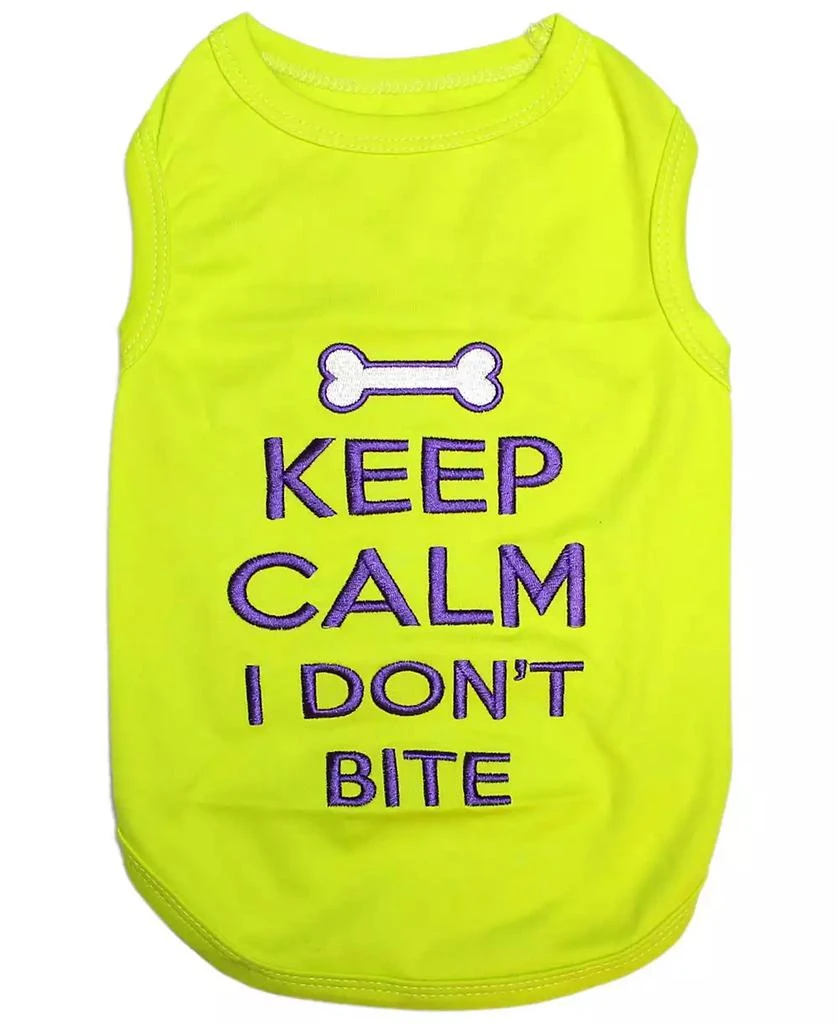 商品Macy's|Keep Calm Dog T-Shirt,价格¥119,第1张图片