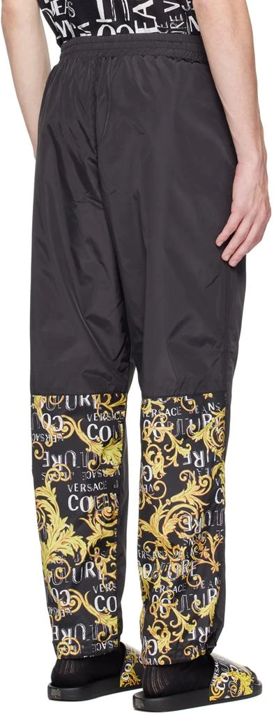 商品Versace|Black Bonded Trousers,价格¥1011,第3张图片详细描述