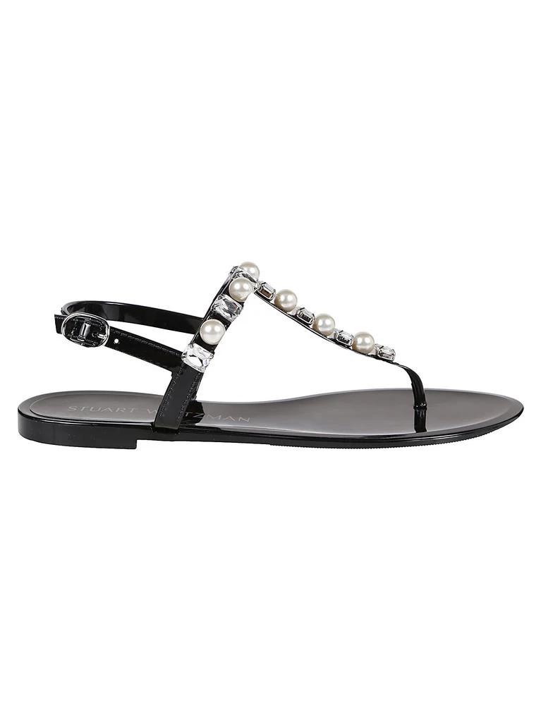商品Stuart Weitzman|Stuart Weitzman Goldie Crystal Jelly Flip Flops,价格¥1308,第1张图片