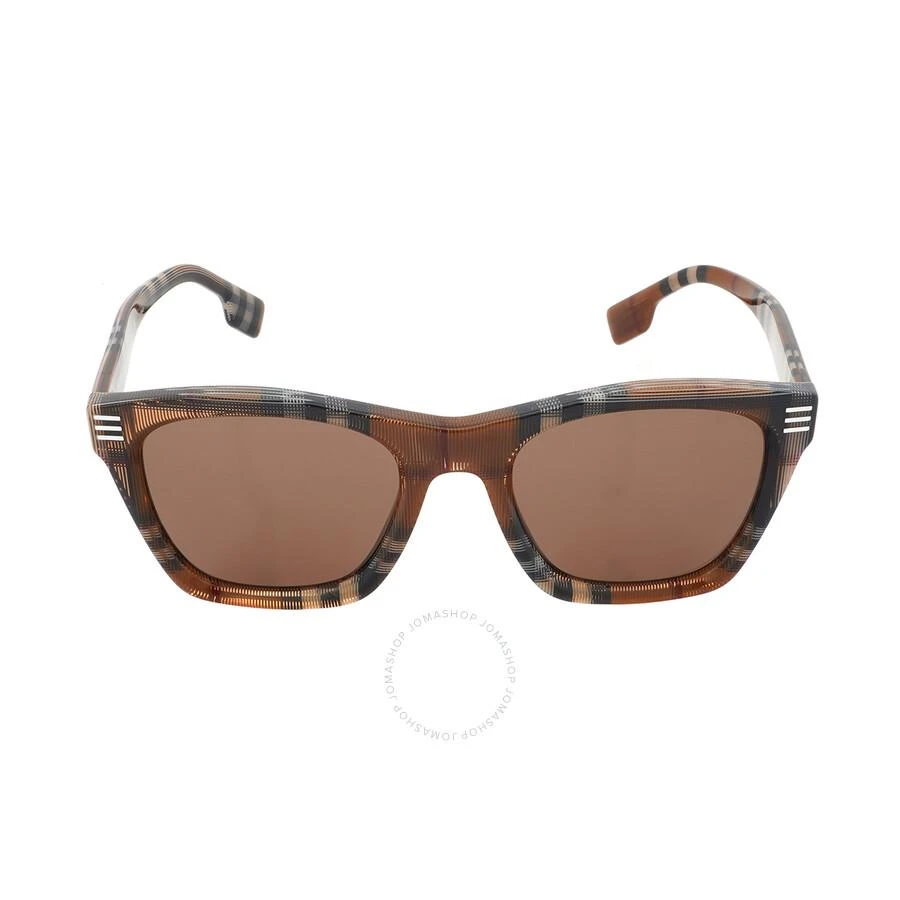 商品Burberry|Cooper Dark Brown Square Men's Sunglasses BE4348 396673 52,价格¥960,第1张图片