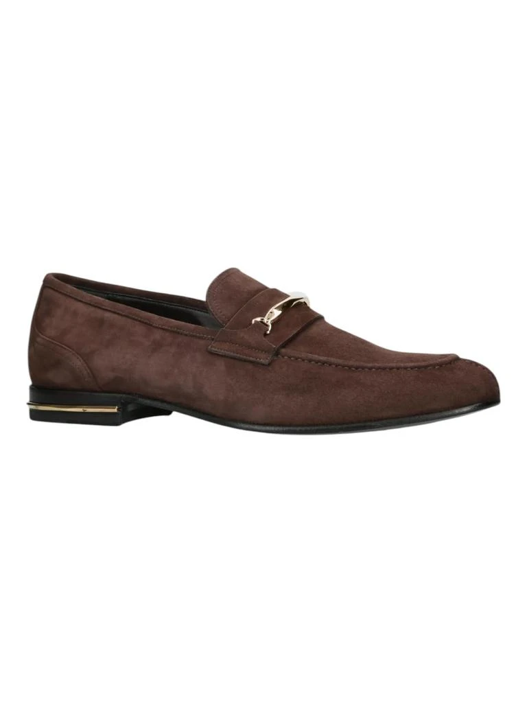 商品Bally|Genos 6304149 Men's Ebano Suede Leather Loafers,价格¥5212,第1张图片