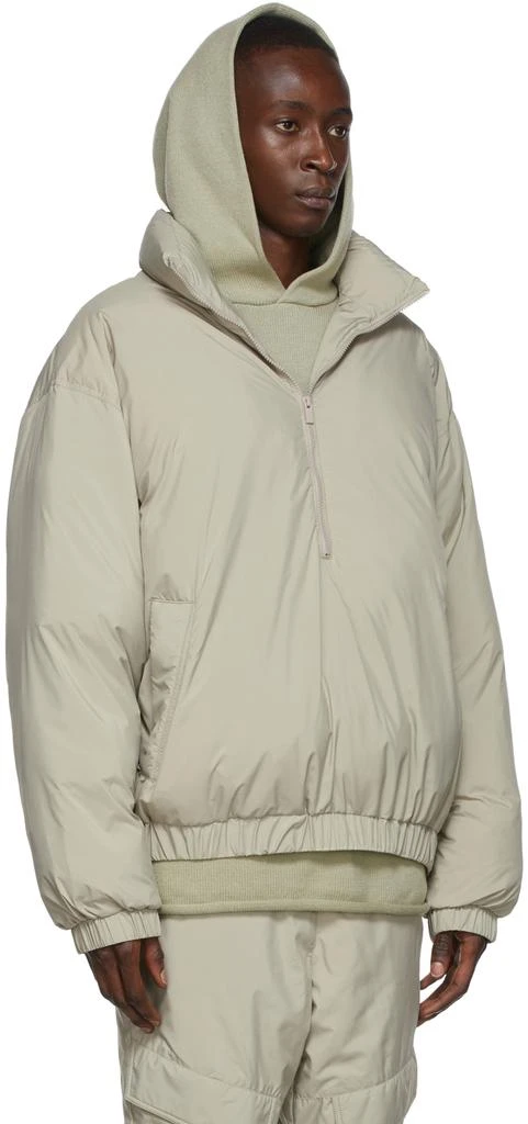 商品Essentials|绿色半拉链套头夹克,价格¥1508,第2张图片详细描述