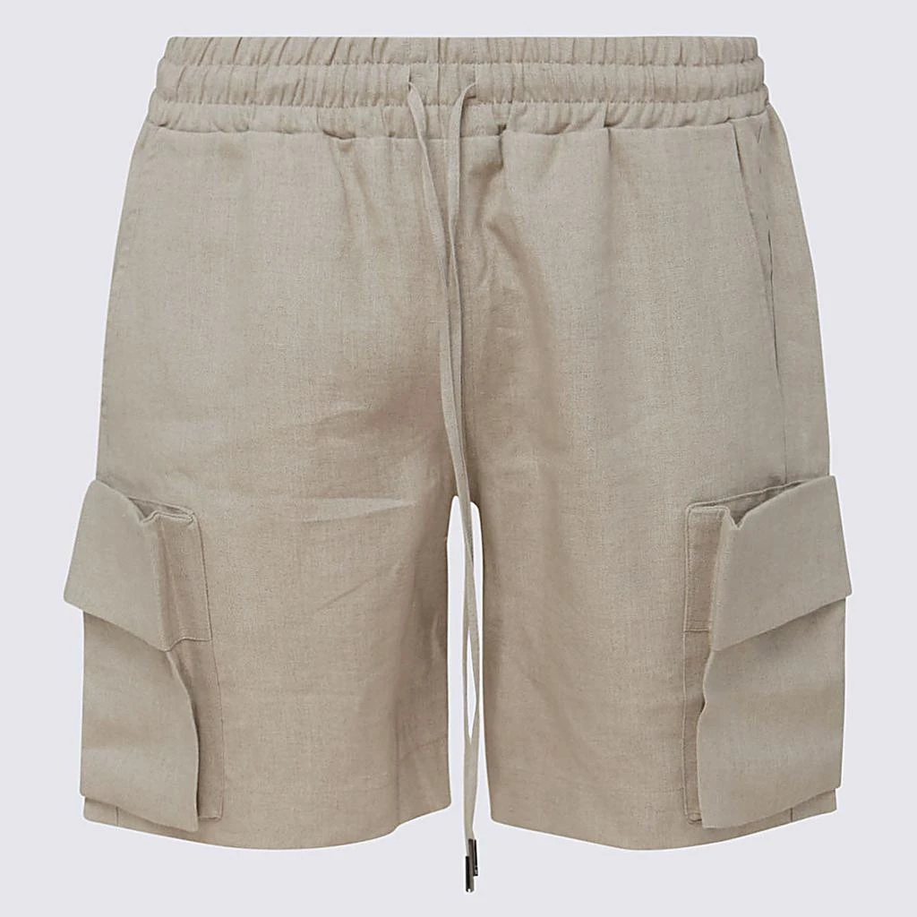 商品MOUTY|BEIGE LINEN SHORTS,价格¥1119,第1张图片