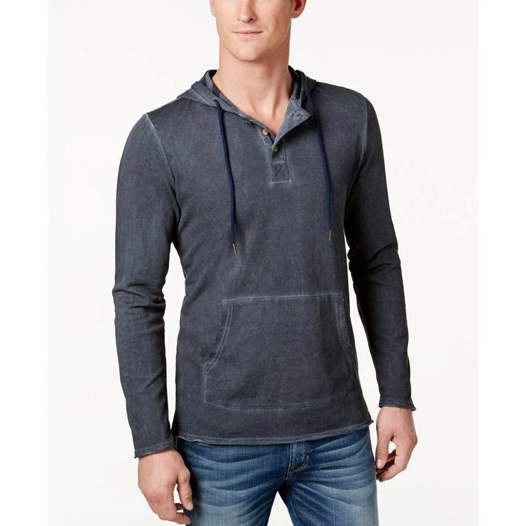 商品American Rag|Men's Henley Sweatshirt, Created for Macy's,价格¥183,第1张图片