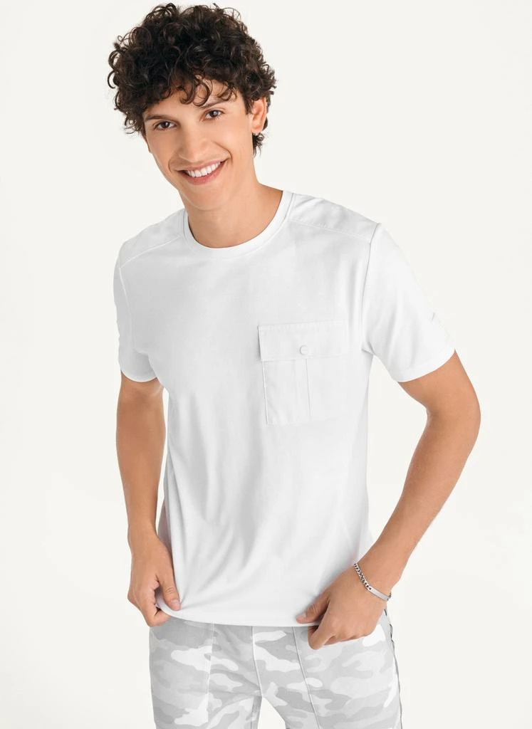 商品DKNY|Solid Pique Crewneck Tee,价格¥228,第3张图片详细描述