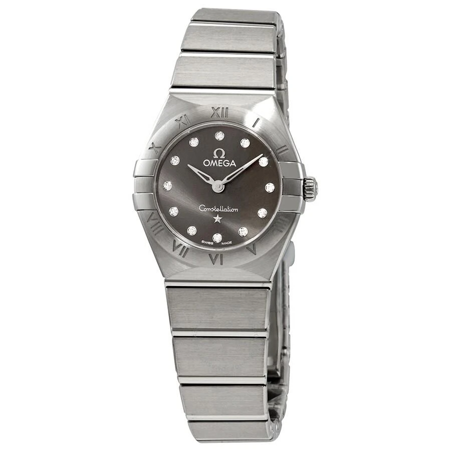 商品Omega|Constellation Manhattan Diamond Grey Dial Ladies Watch 131.10.25.60.56.001,价格¥21170,第1张图片